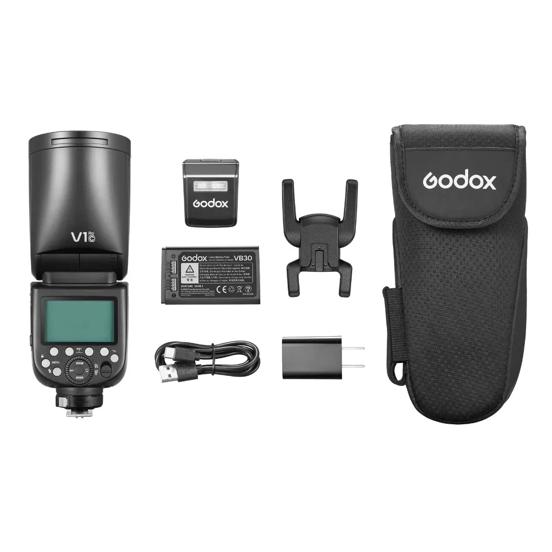 Godox V1Pro TTL Li-ion Round Head Camera Flash - Vitopal