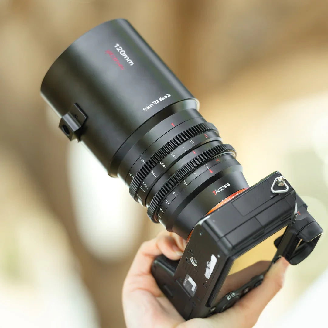 7artisans 120mm T2.9 Macro 2X Full Frame Cine Lens - Vitopal