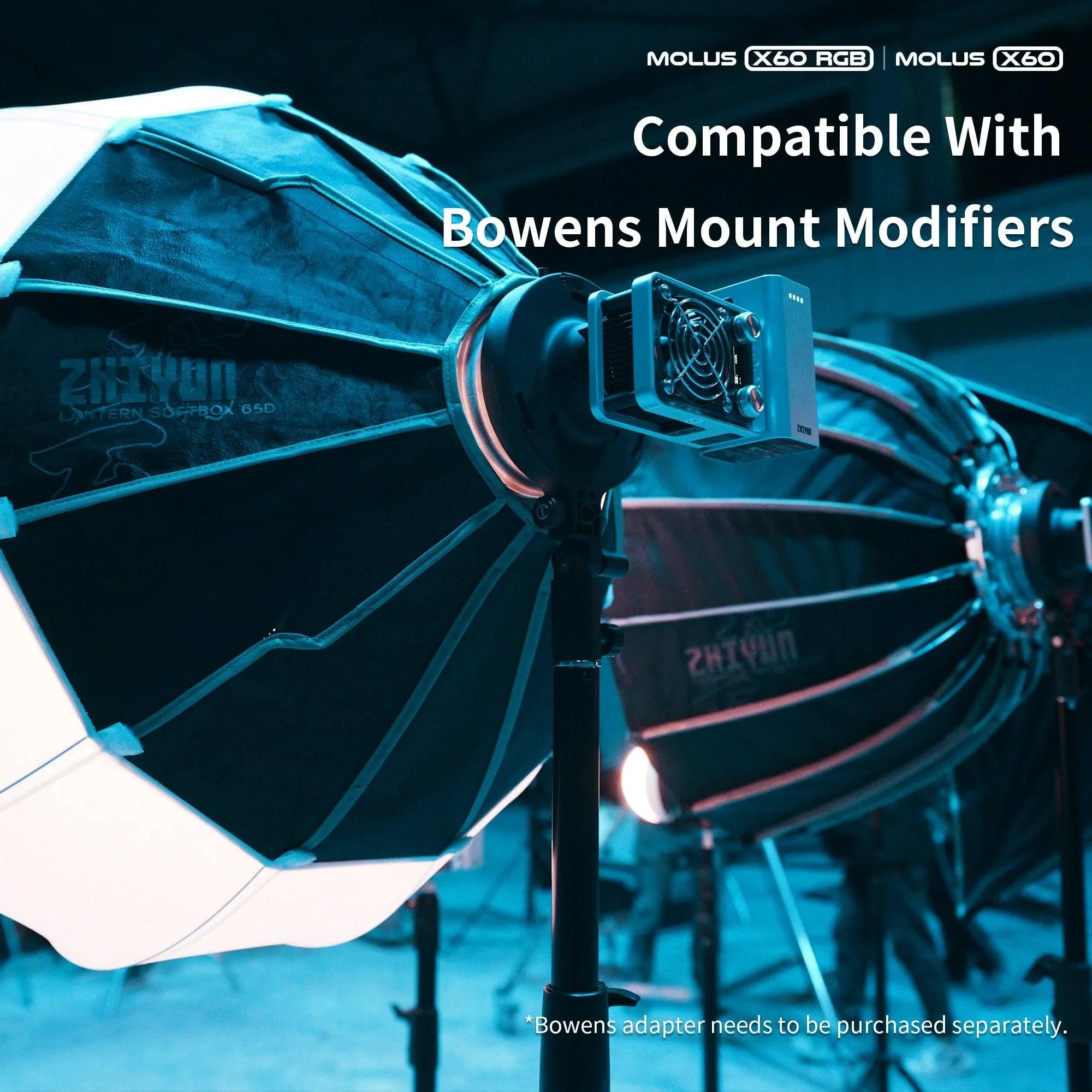ZHIYUN Molus X60 Bi-Color LED Video Light - Vitopal
