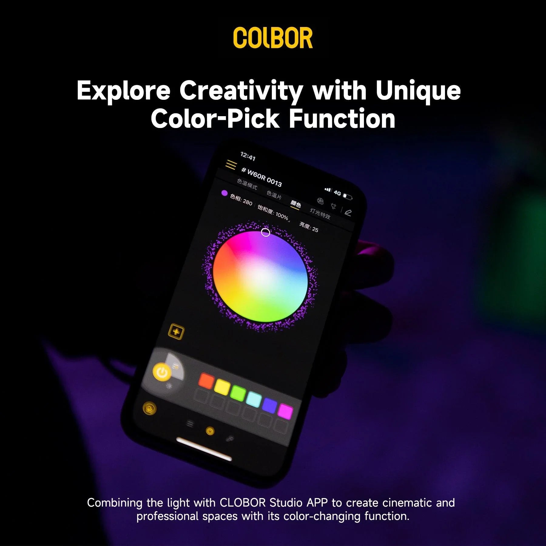 Colbor W60R Portable RGB LED Video Light - Vitopal