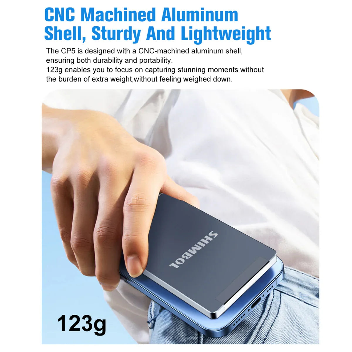 Shimbol CP5 1080p Full HD 5'' Touch Screens Rear Camera Selfie Monitor - Vitopal