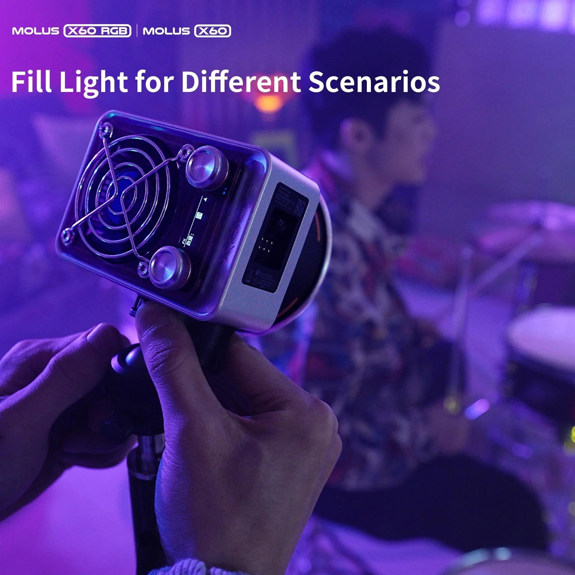ZHIYUN Molus X60 Bi-Color LED Video Light - Vitopal
