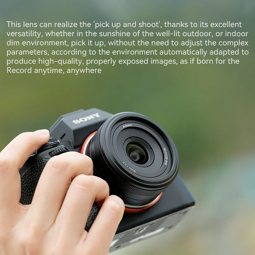 7artisans 18mm F5.6 Full Frame Pancake Lens - Vitopal