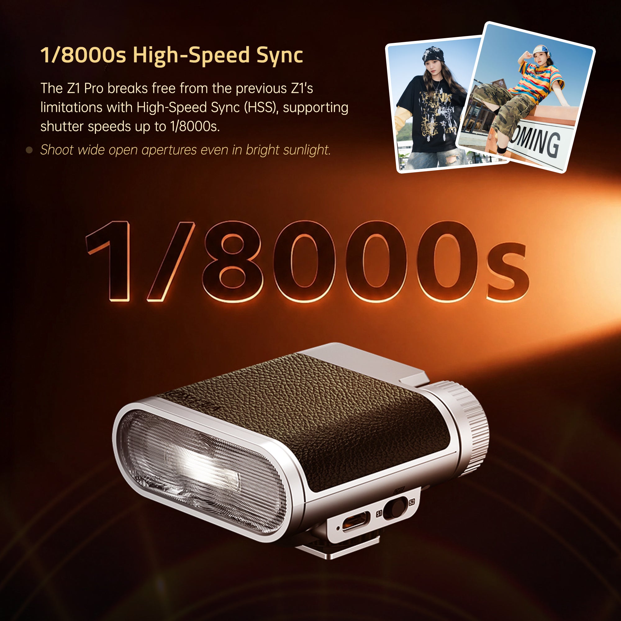 Viltrox Vintage Z1 Pro TTL Retro On-Camera Flash