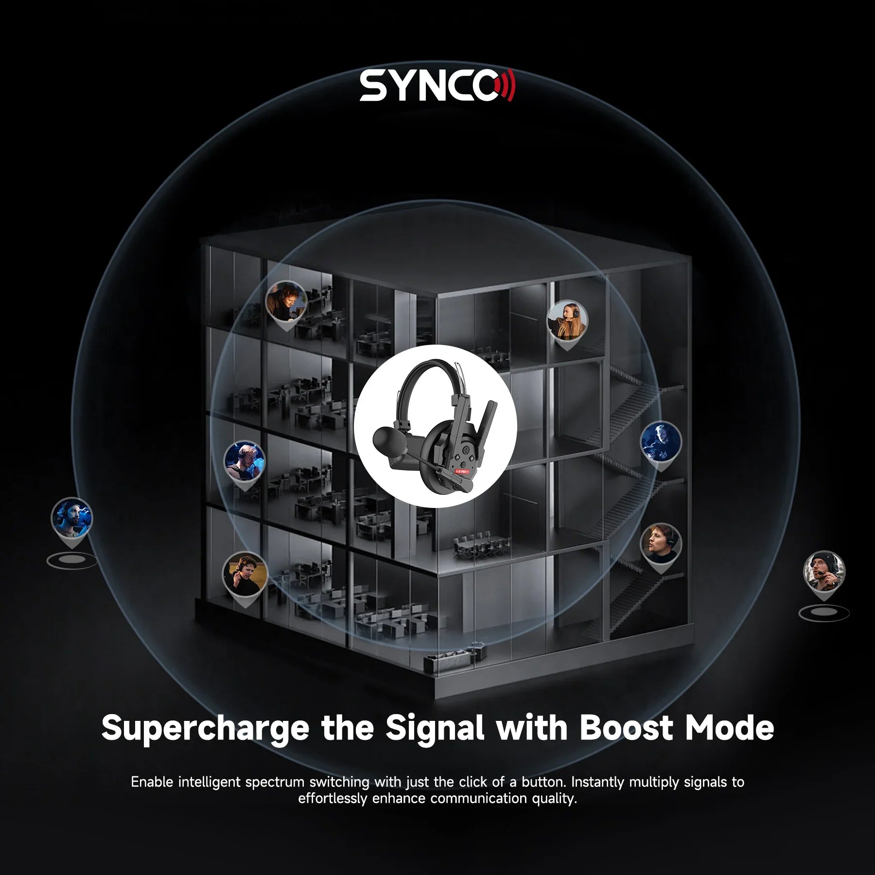 Synco Xtalk XPro 2-Way Headset Wireless Intercom System - Vitopal