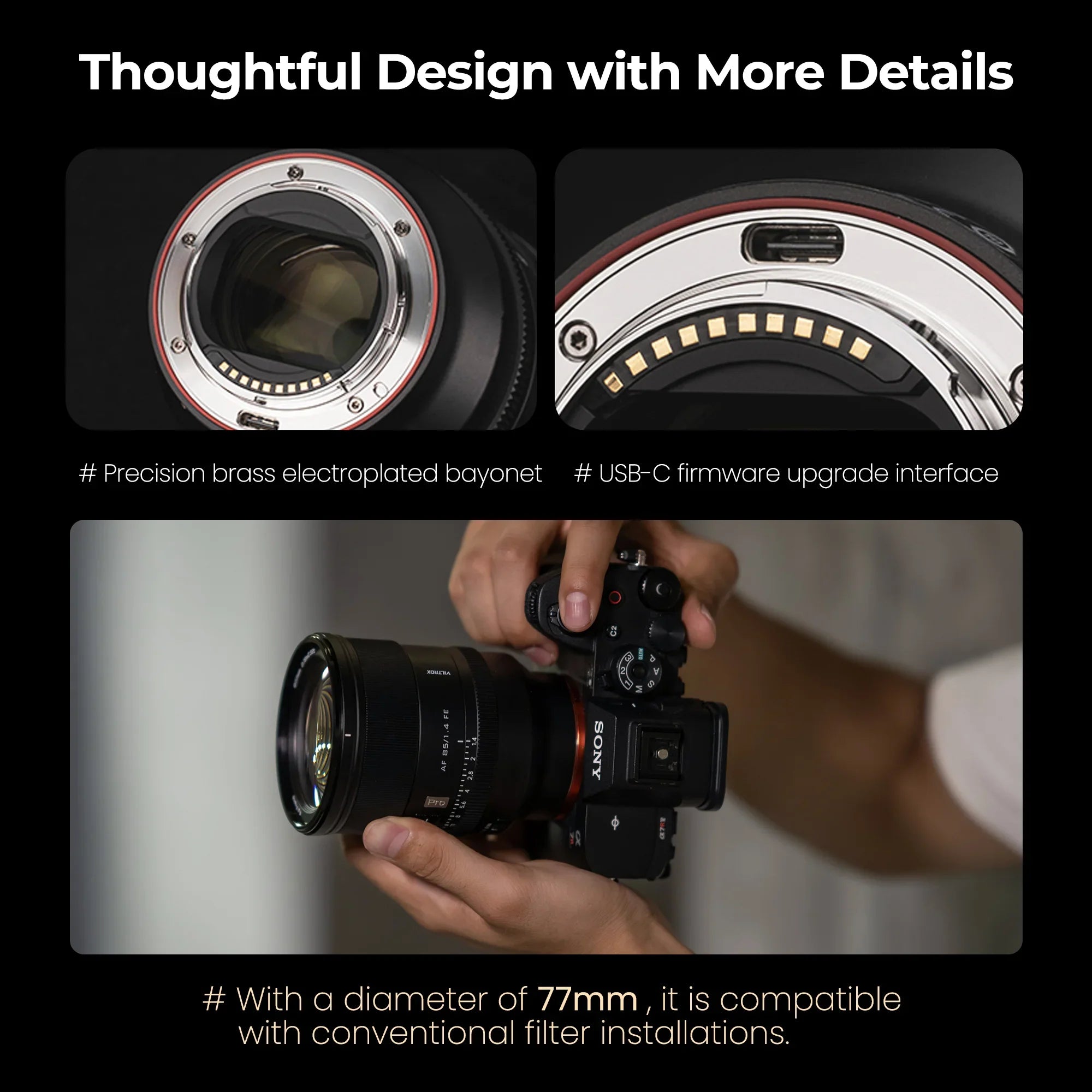 Viltrox AF 85mm F1.4 Pro FE Full Frame Lens