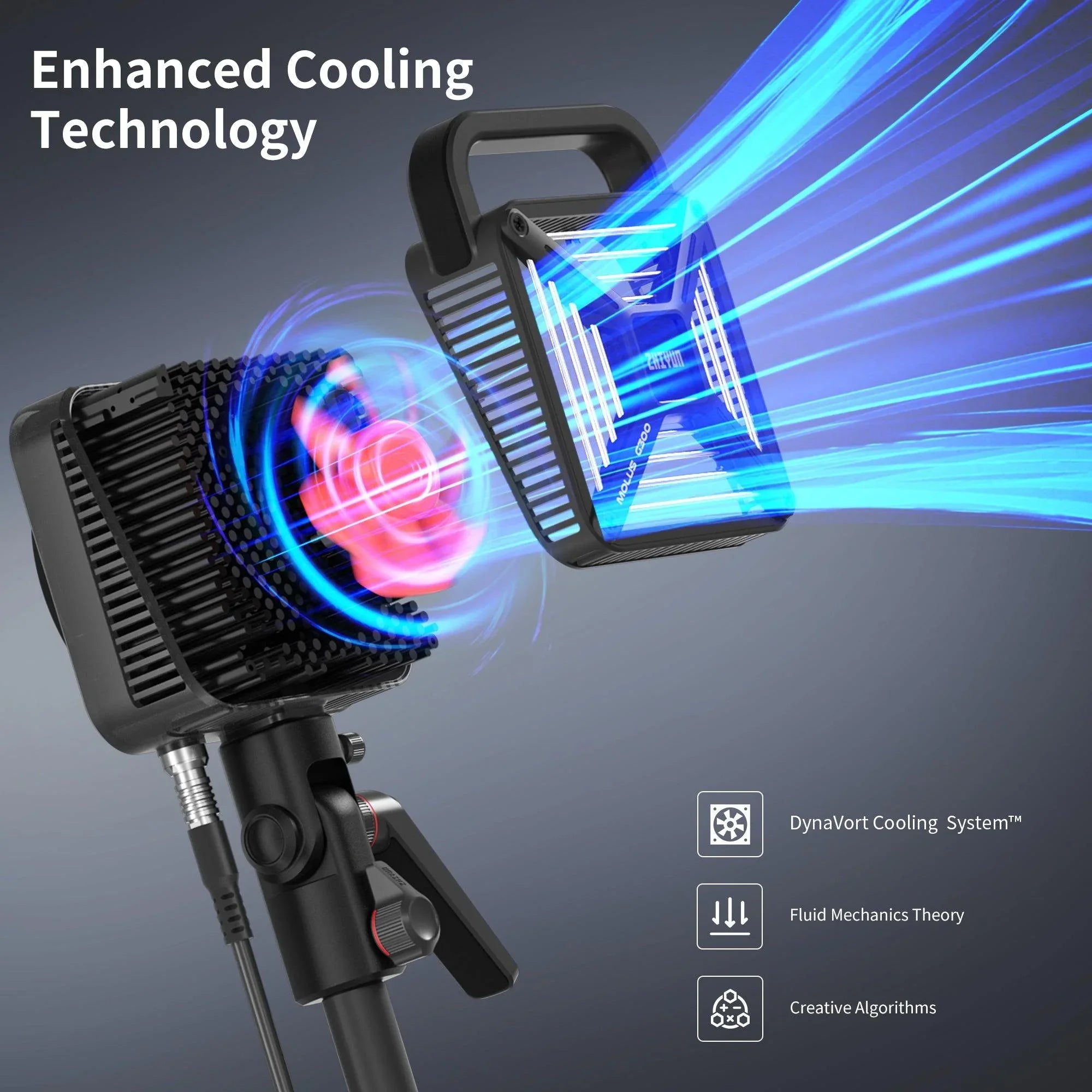 ZHIYUN MOLUS G300 300W COB Video Light - Vitopal