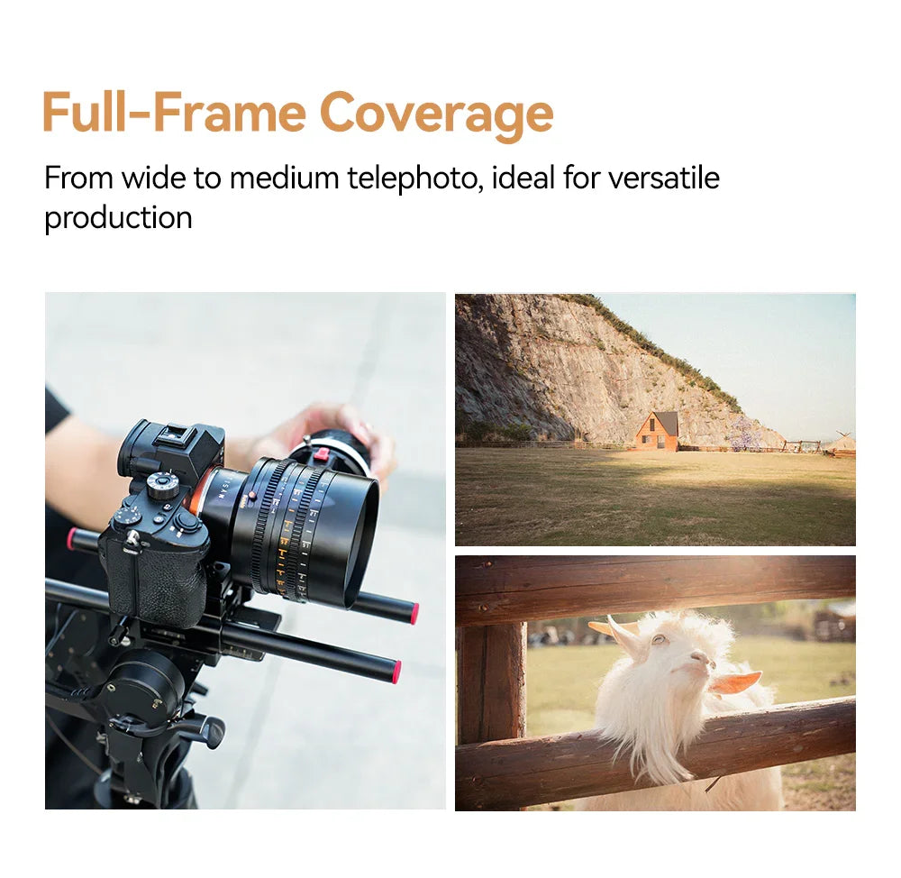 TTartisan 50mm T2.1 Dual-Bokeh Cine Lens