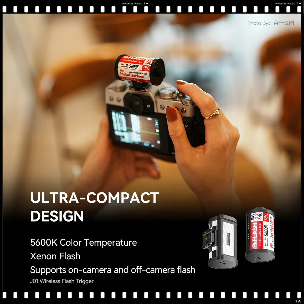 TTartisan M01 On-Camera Flash&J01 Wireless Trigger