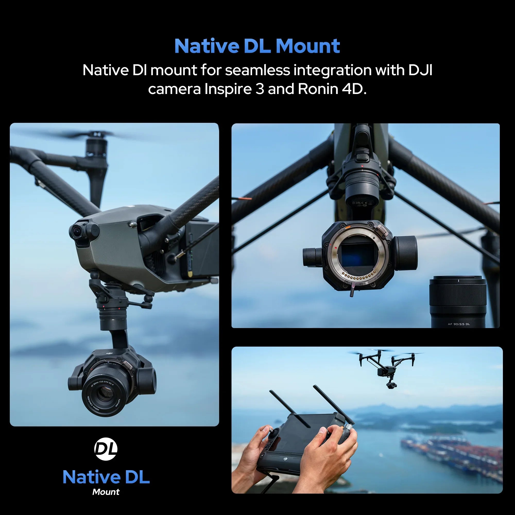 Viltrox AF 90mm F3.5 Full-Frame Lens DL Mount for DJI