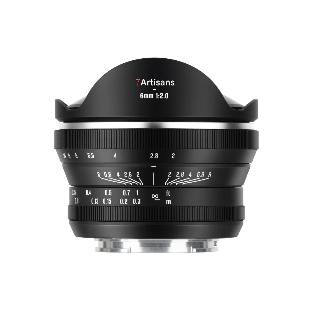 7artisans 6mm F2 APS-C Fisheye Lens