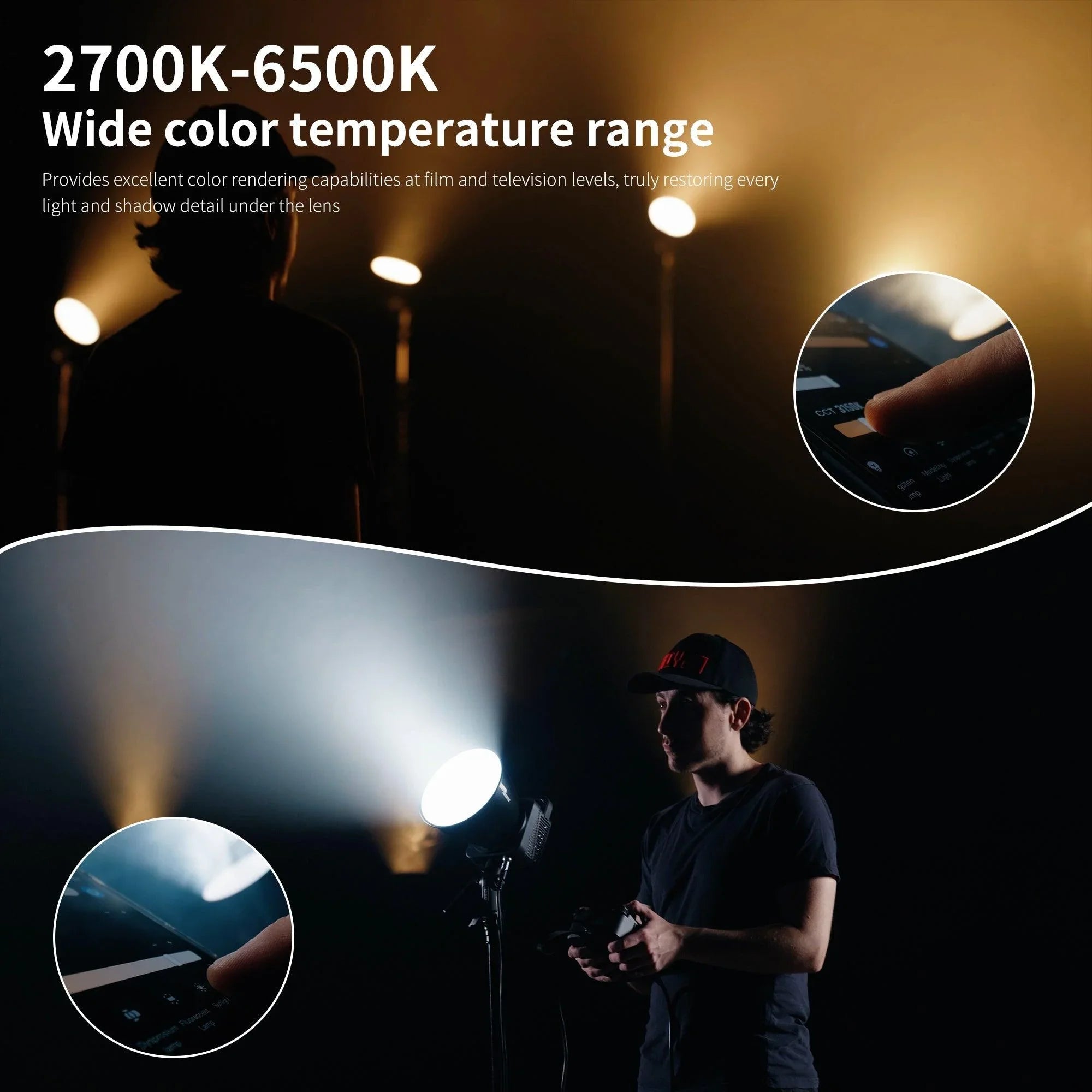 ZHIYUN MOLUS G300 300W COB Video Light - Vitopal
