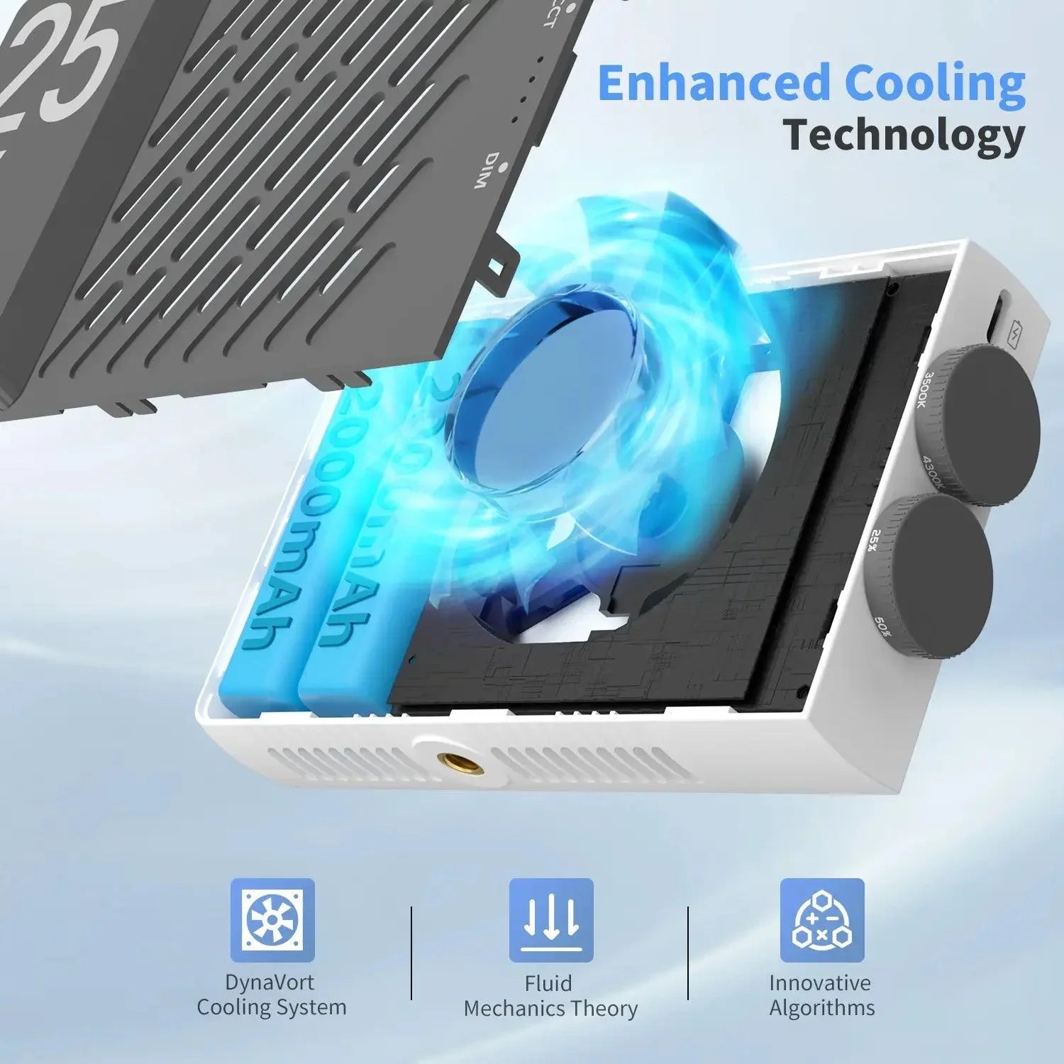 ZHIYUN CINEPEER CM25 Bi-Color Pocket Light - Vitopal