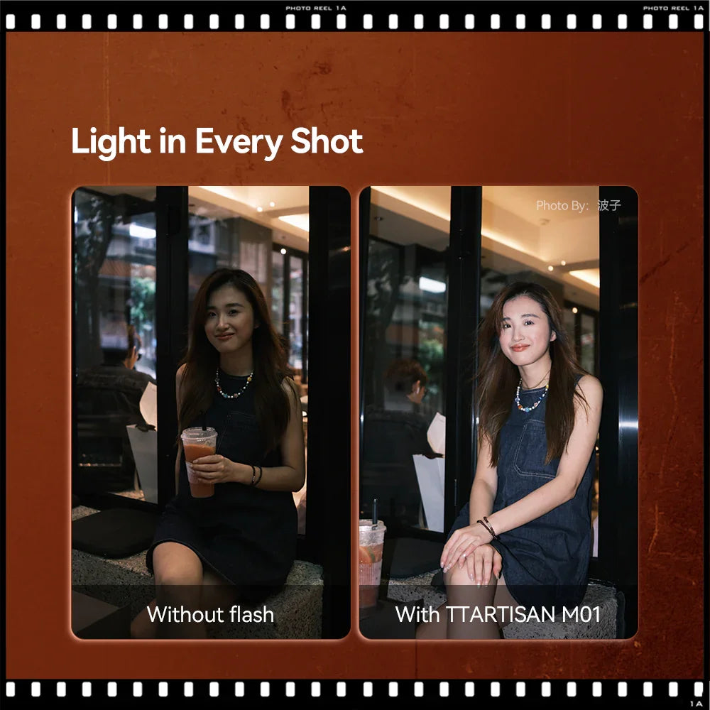 TTartisan M01 On-Camera Flash&J01 Wireless Trigger