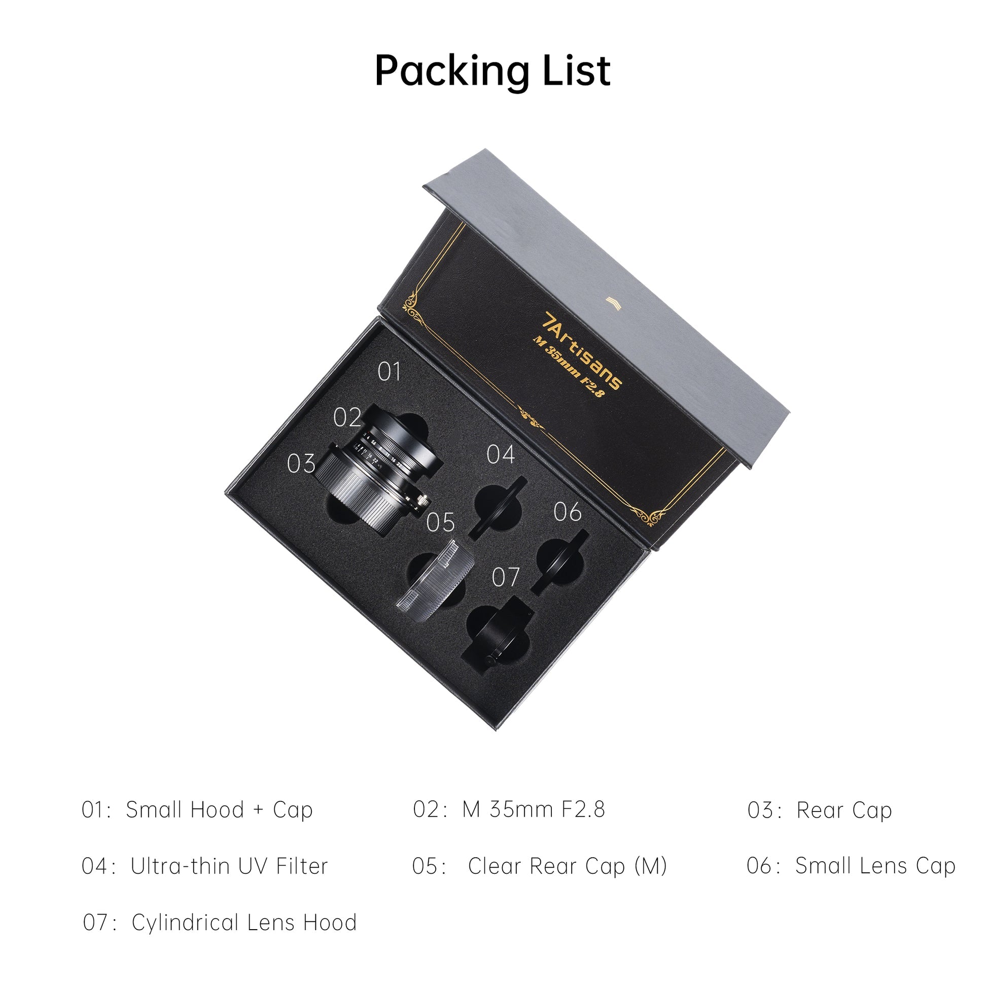 7artisans M 35mm F2.8 Lens for Leica M / L39