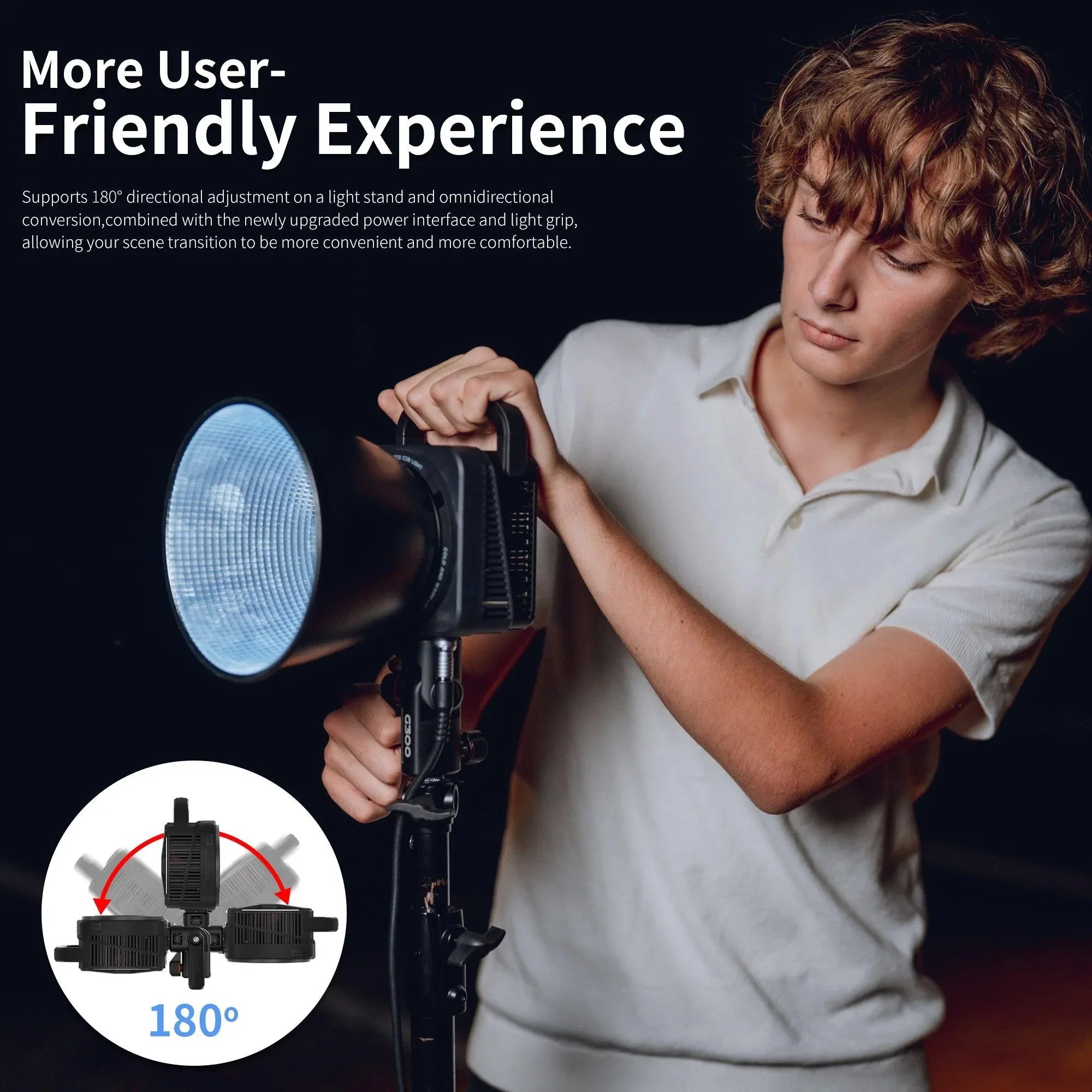 ZHIYUN MOLUS G300 300W COB Video Light - Vitopal