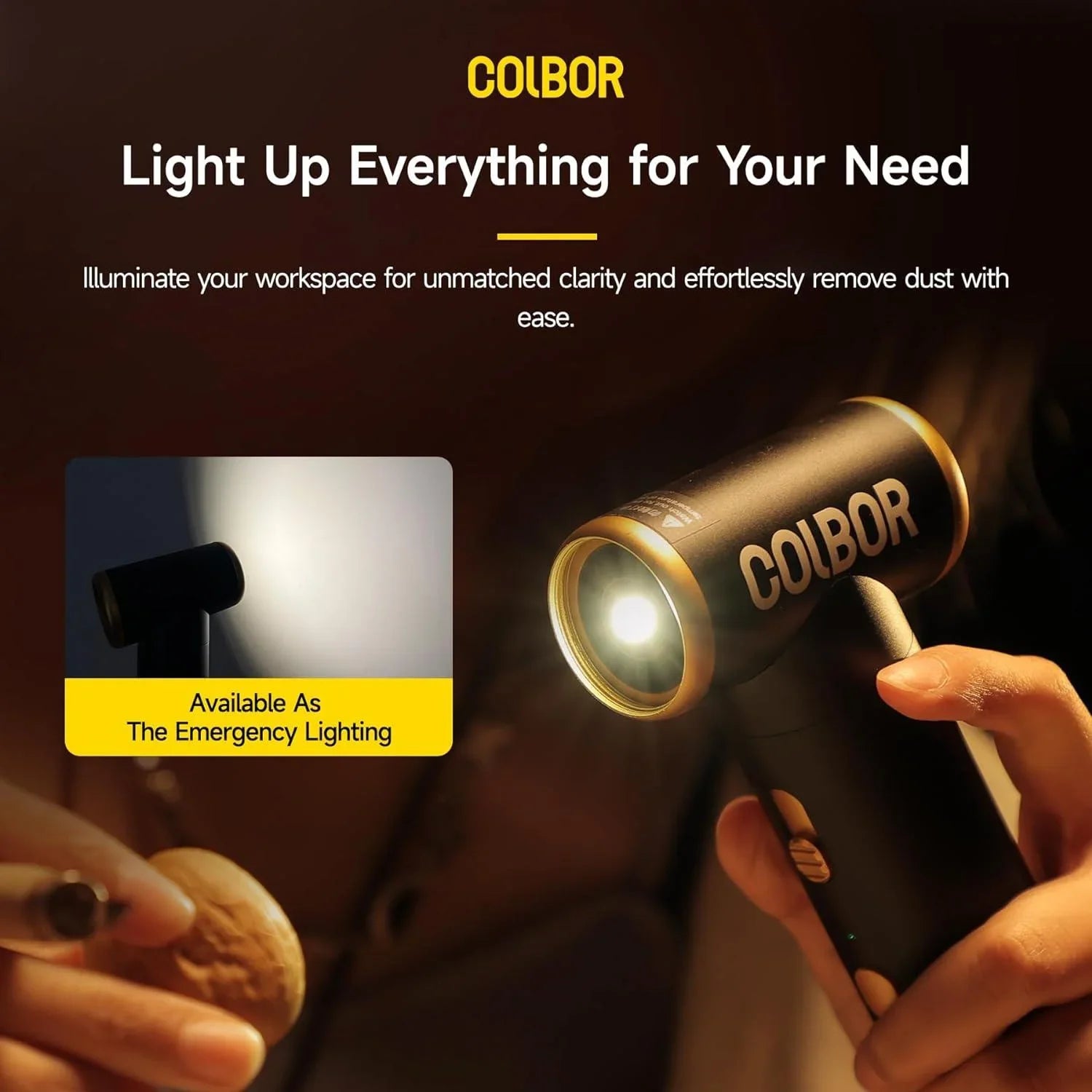 COLBOR Airmaxx A1 Mini Jet Fan Electric Air Duster - Vitopal