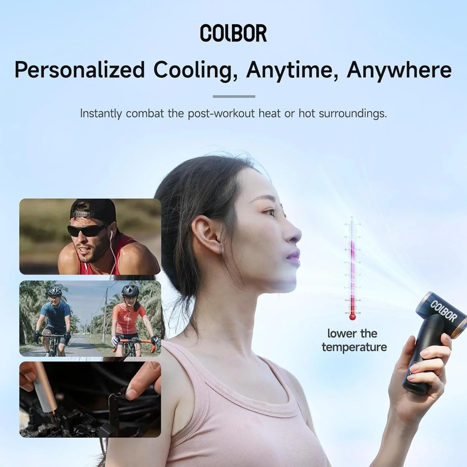 COLBOR Airmaxx A1 Mini Jet Fan Electric Air Duster - Vitopal