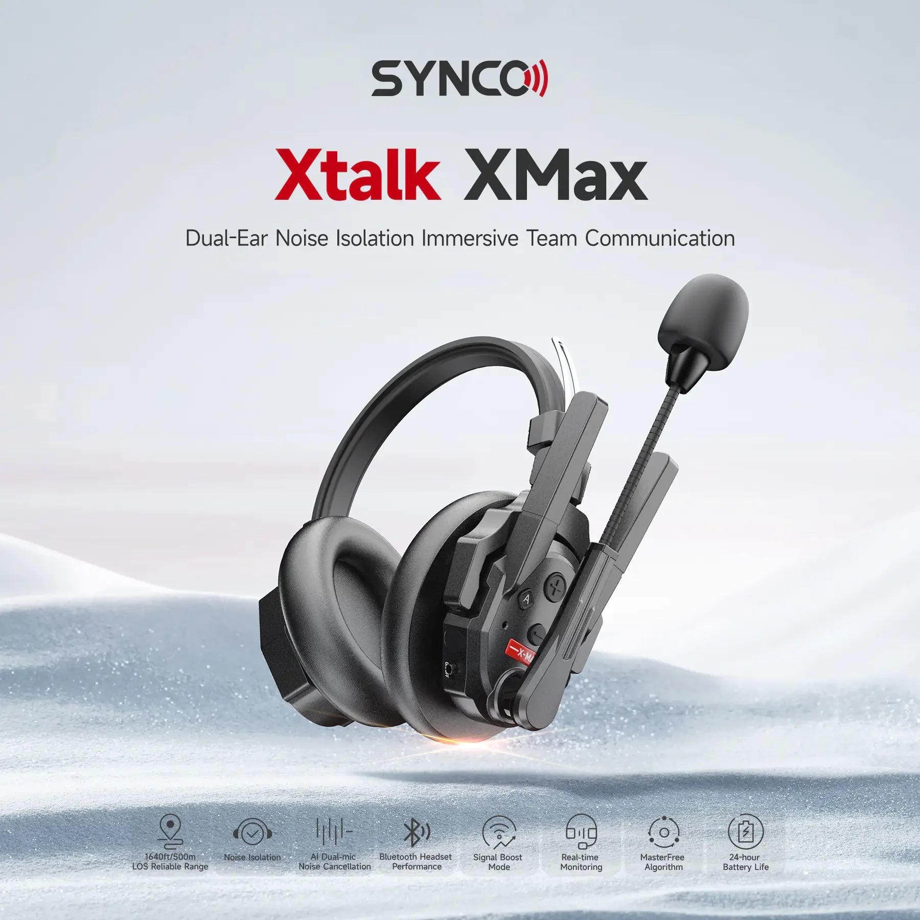 Synco Xtalk Xmax Wireless Intercom System Dual-ear Headsets - Vitopal