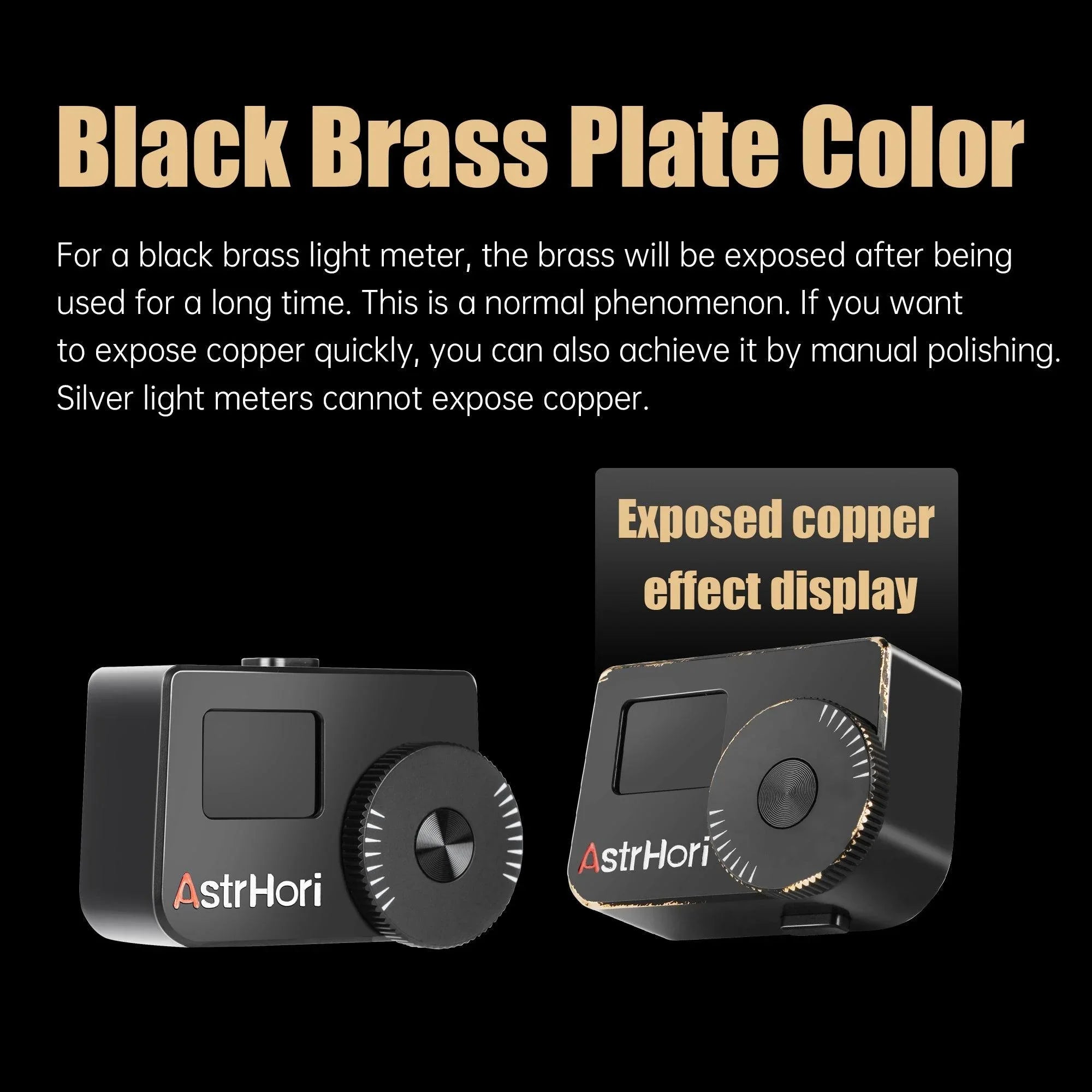 AstrHori AH-M1 Camera Light Meter with Adjustable Cold Shoe (Black) - Vitopal