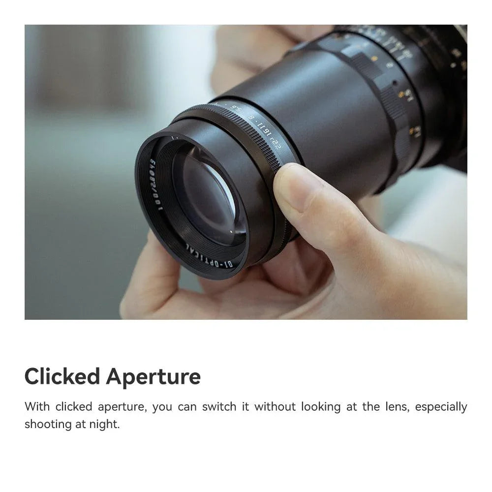 TTArtisan 100mm F2.8 Full Frame Bubble Bokeh Lens Compatible with Lecia M - Vitopal