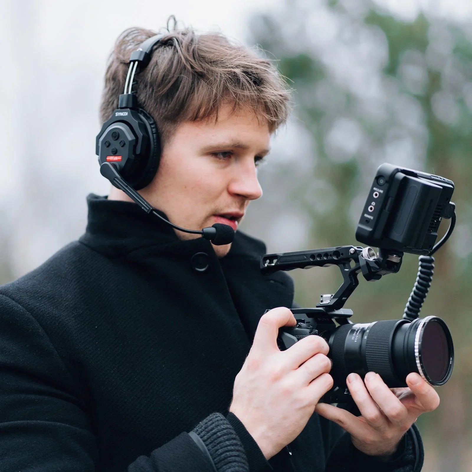 SYNCO XTalk 2.4GHz Wireless Intercom Headset System for Filmmaking - Vitopal