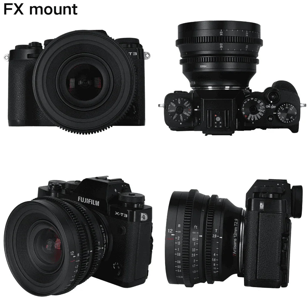 7artisans 12mm T2.9 APS-C Ultra Wide Angle Cinema Lens - Vitopal