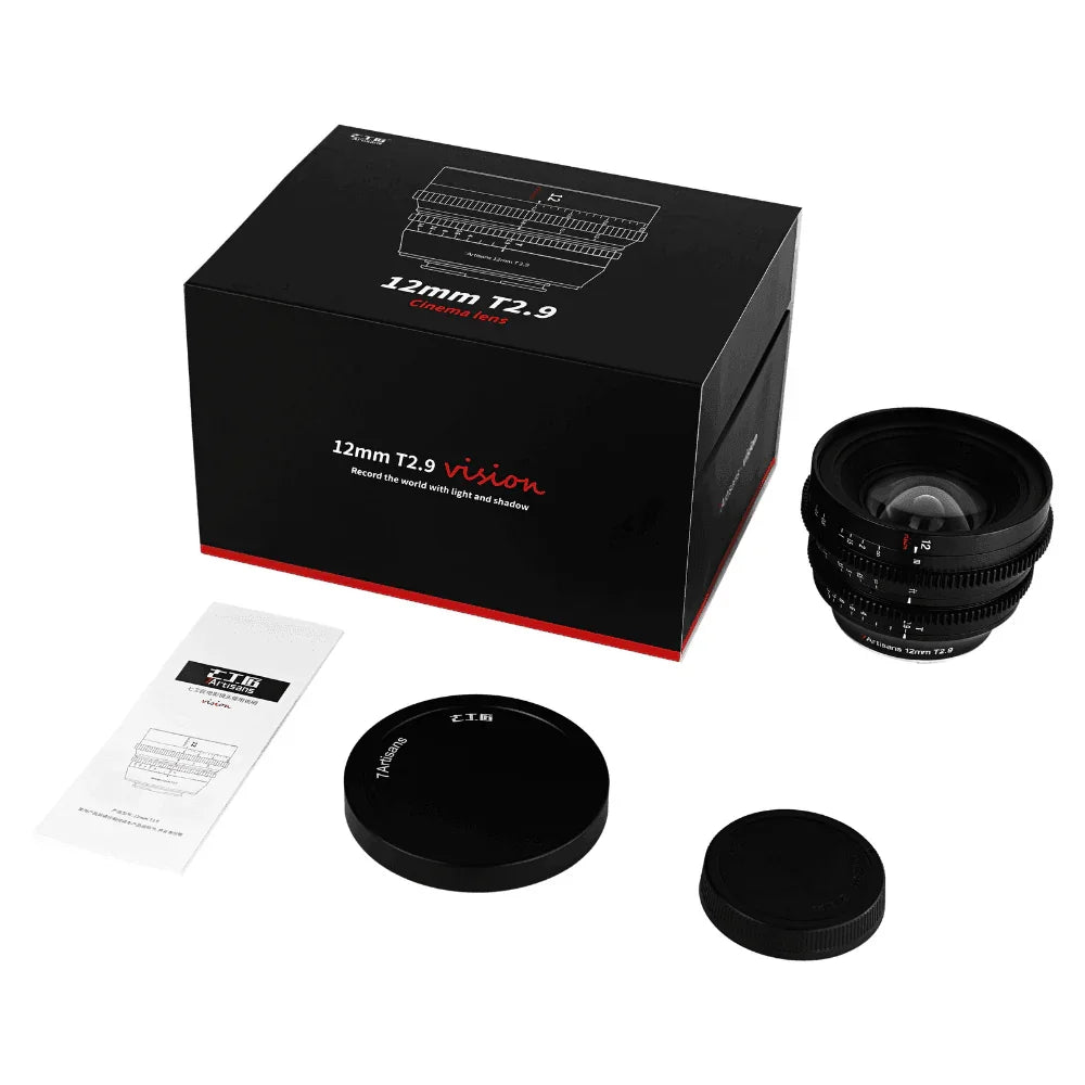 7artisans 12mm T2.9 APS-C Ultra Wide Angle Cinema Lens - Vitopal