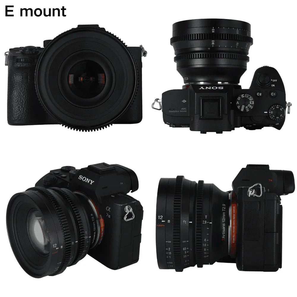 7artisans 12mm T2.9 APS-C Ultra Wide Angle Cinema Lens - Vitopal