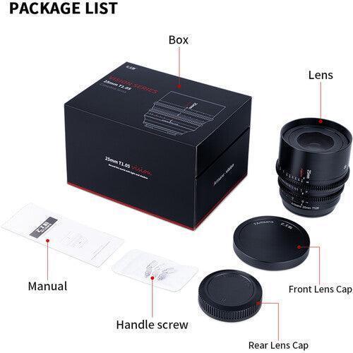 7artisans 25mm T1.05 Photoelectric Large Aperture APS-C Cine Lens - Vitopal