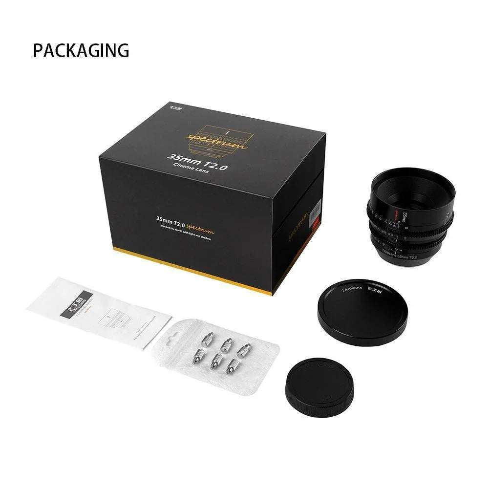 7artisans 35mm T2.0 Large Aperture Full Frame Cine Lens - Vitopal