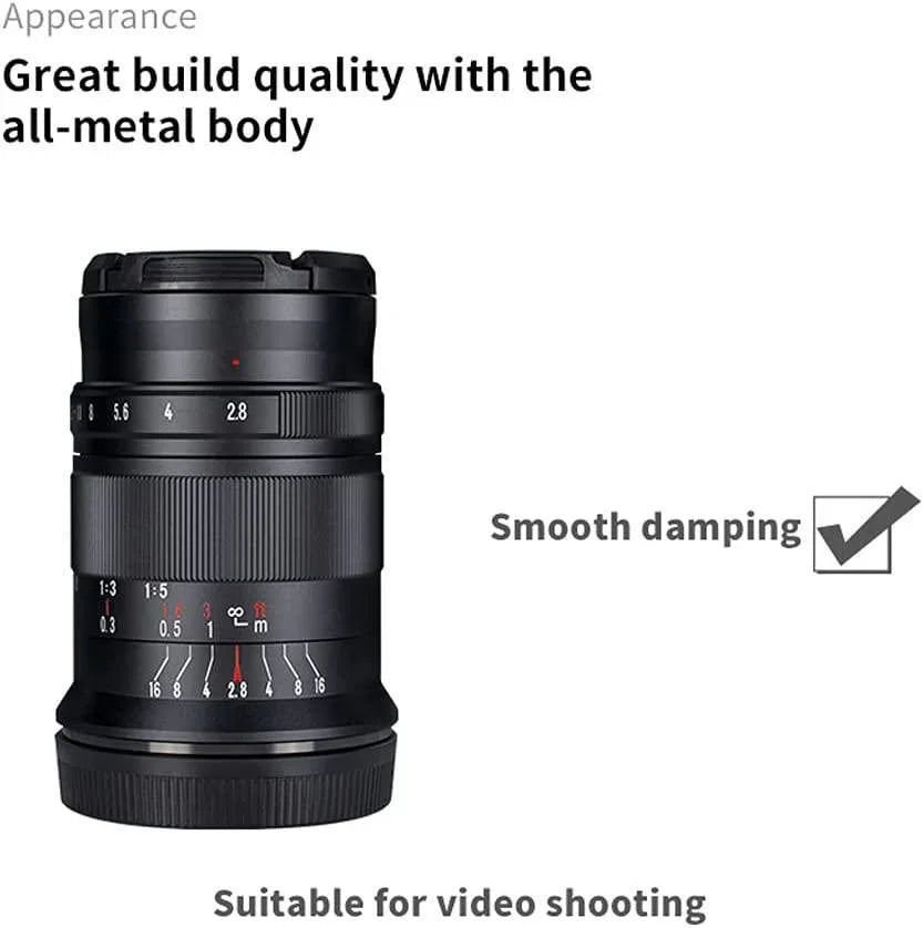 7artisans 60mm F2.8 II APS-C Macro Lens - Vitopal