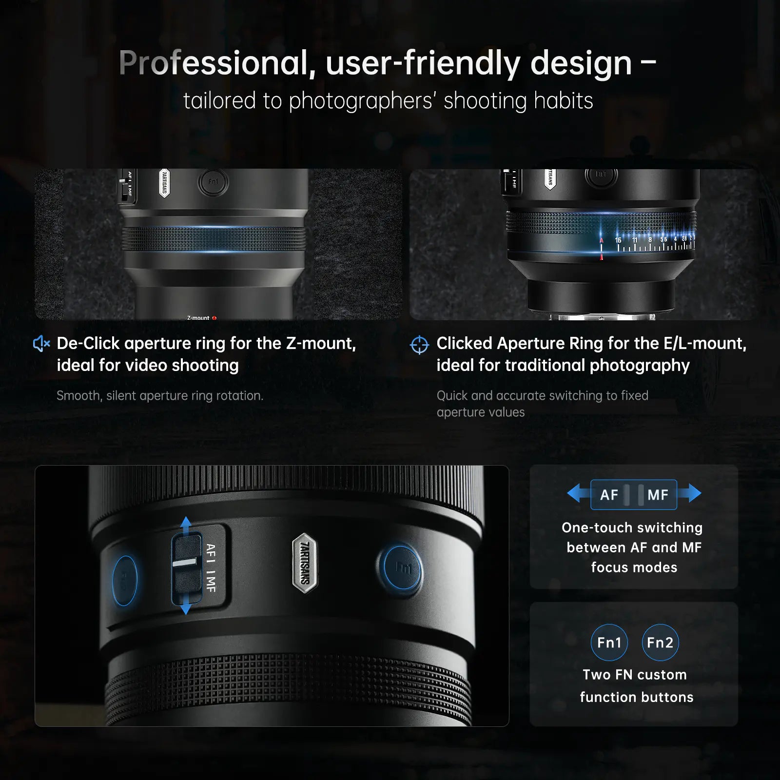 7artisans AF 135mm F1.8 Large Aperture Full Frame Lens