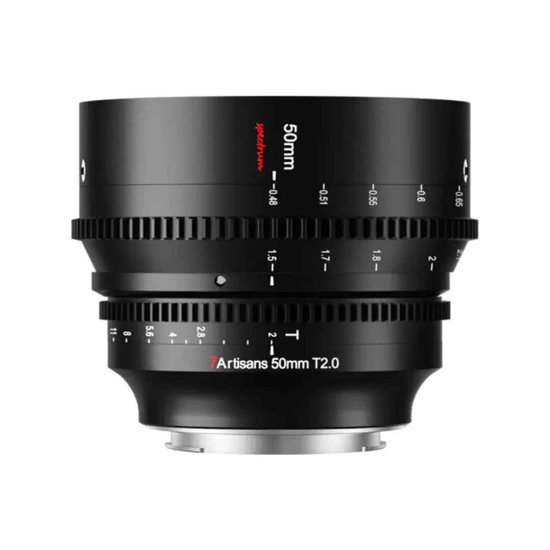 7Artisans 50mm T2.0 Large Aperture Full Frame Cine Lens - Vitopal