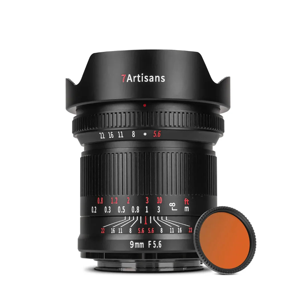 7artisans 9mm F5.6 Full Frame Wide-angle Lens for E/L/R/Z(Rear ND Filter) - Vitopal