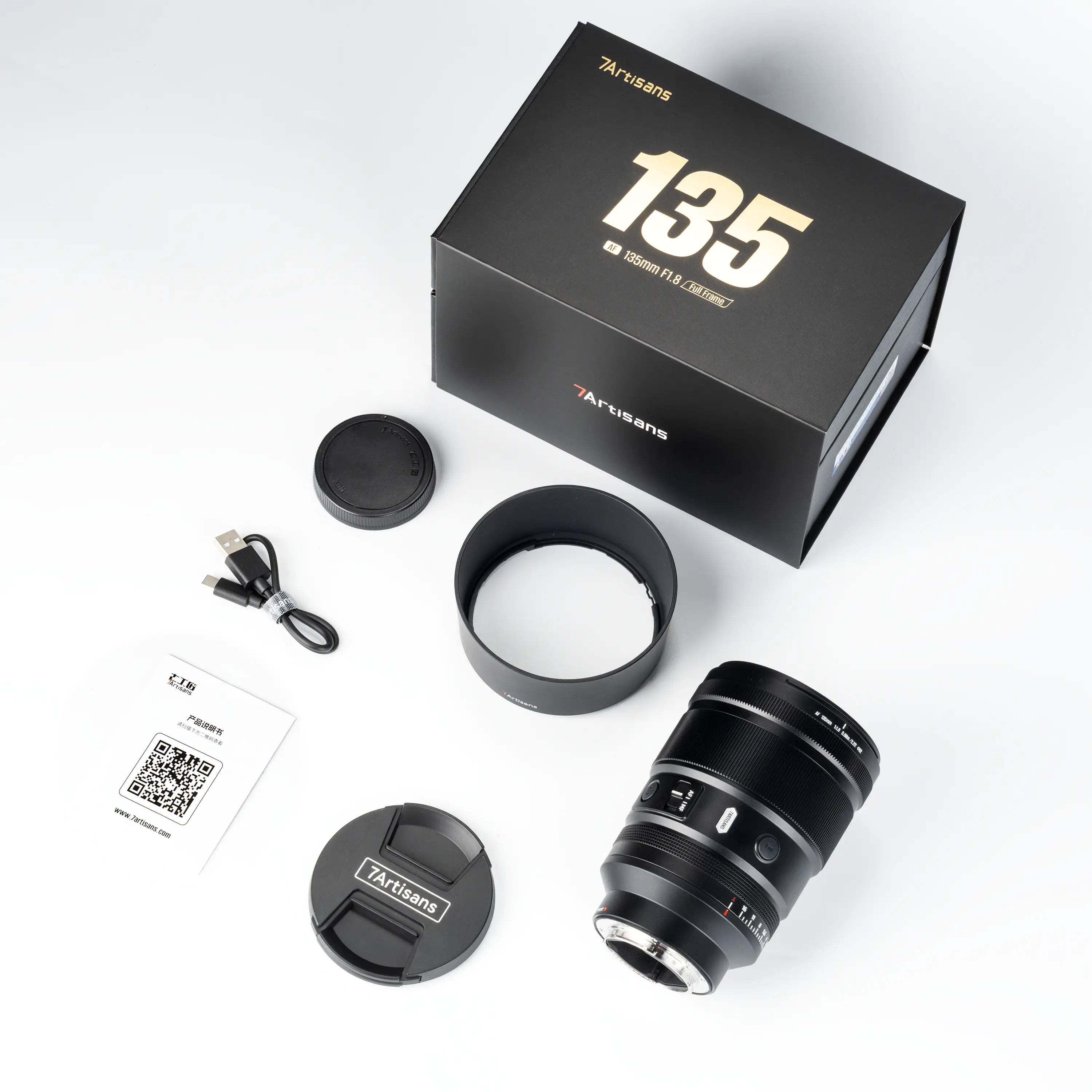 7artisans AF 135mm F1.8 Large Aperture Full Frame Lens