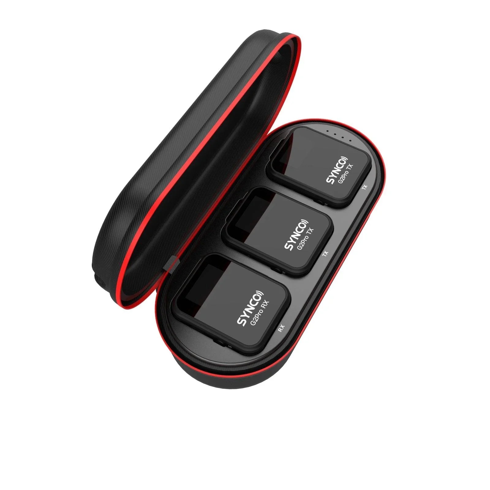 SYNCO G2(A2) Pro 2.4G Dual Lapel Mic Digital Wireless Lavalier Microphone with 2 TXs - Vitopal