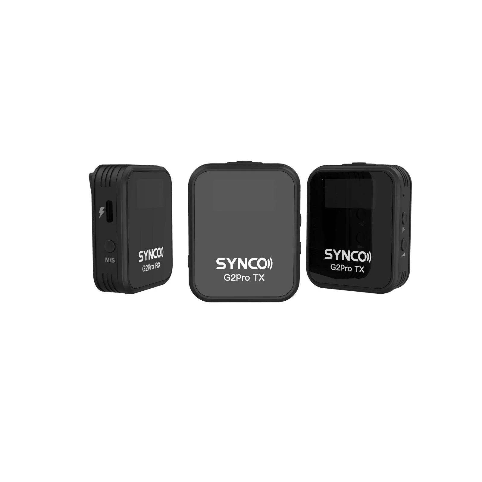 SYNCO G2(A2) Pro 2.4G Dual Lapel Mic Digital Wireless Lavalier Microphone with 2 TXs - Vitopal