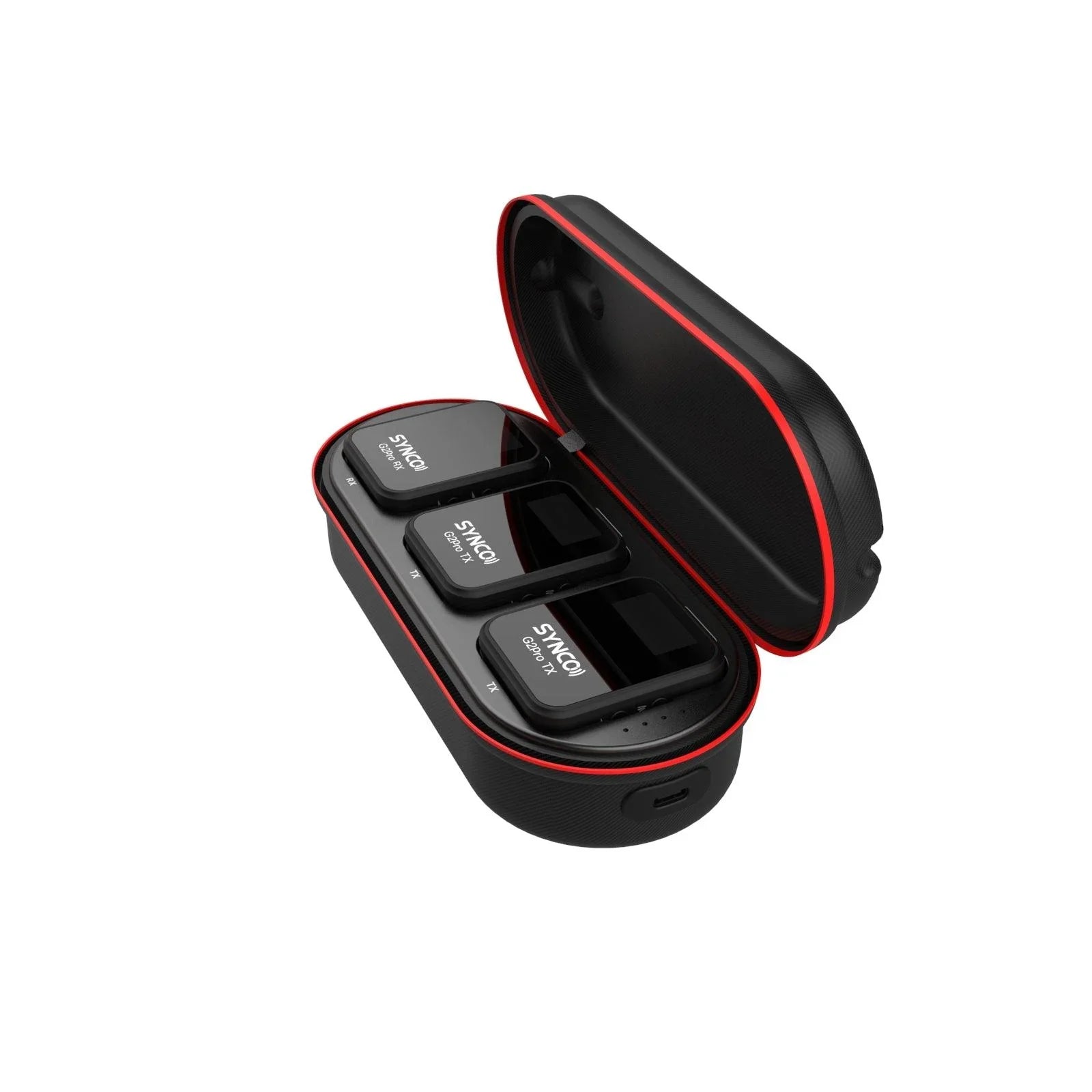 SYNCO G2(A2) Pro 2.4G Dual Lapel Mic Digital Wireless Lavalier Microphone with 2 TXs - Vitopal