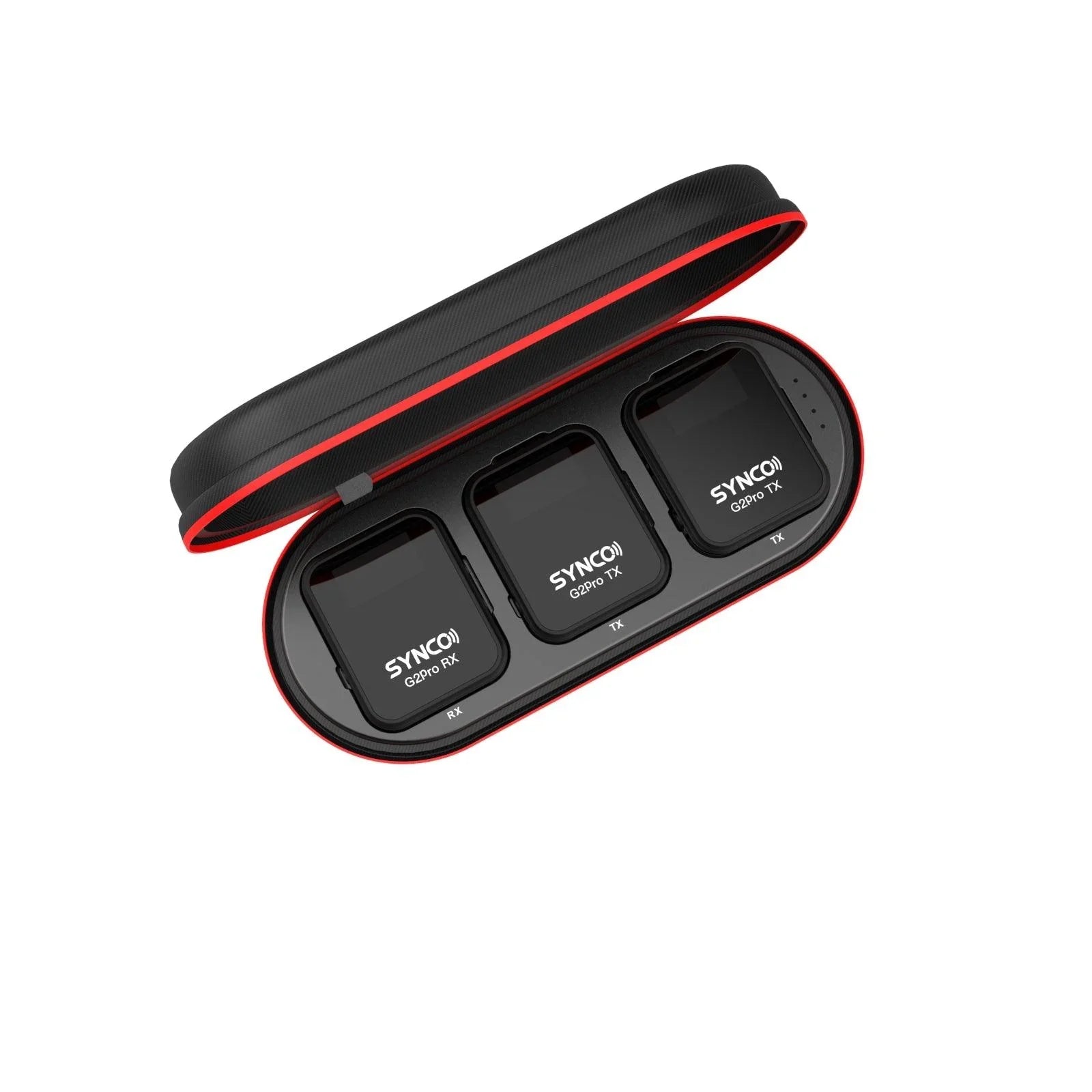 SYNCO G2(A2) Pro 2.4G Dual Lapel Mic Digital Wireless Lavalier Microphone with 2 TXs - Vitopal