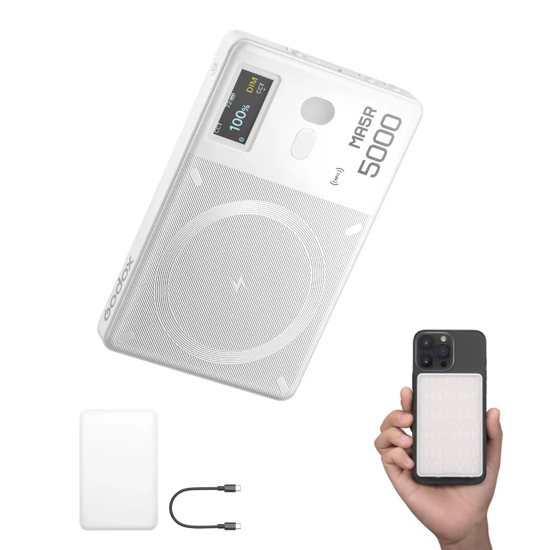 Godox MA5R Magnetic Charging Full-Color LED Light - Vitopal