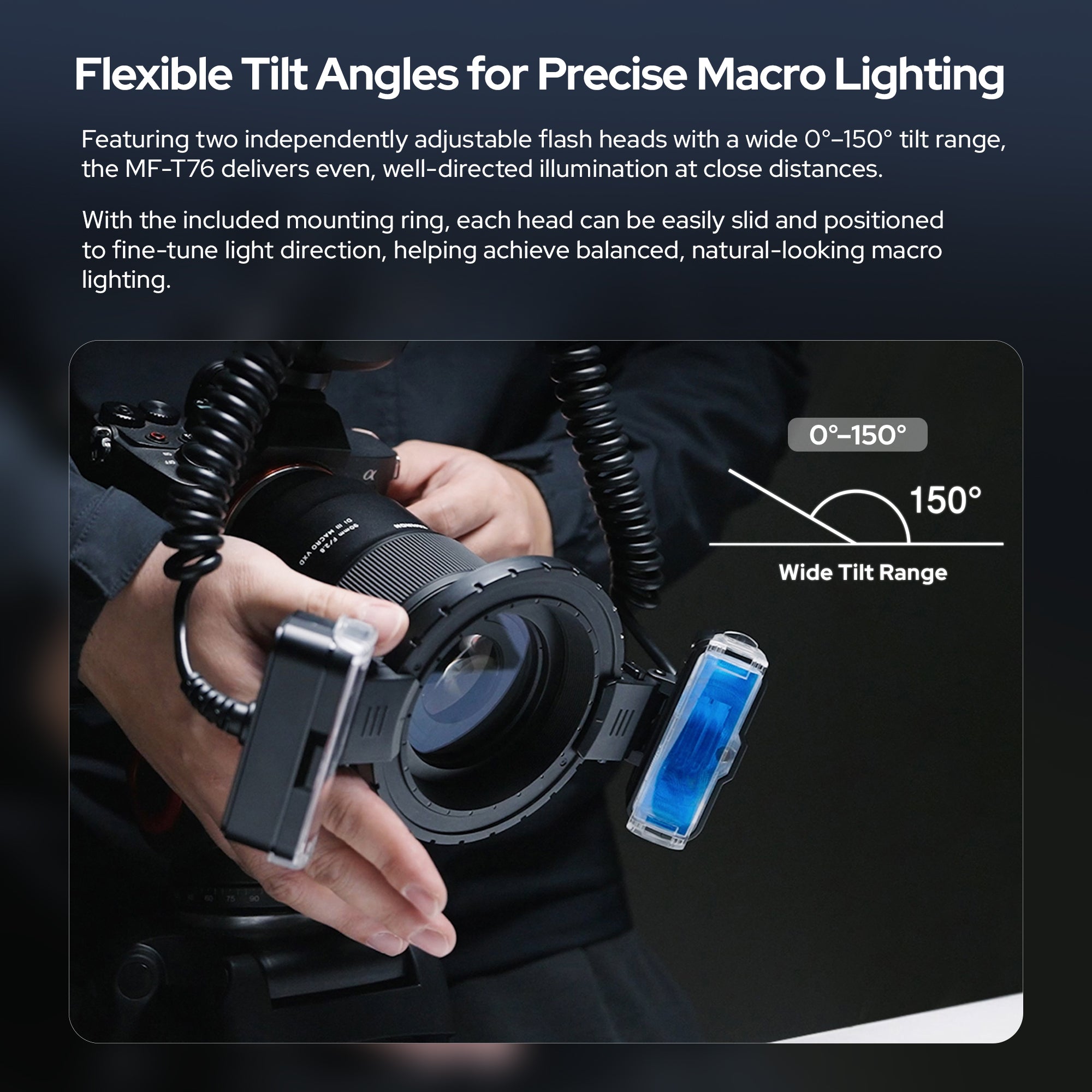 Godox MF-T76 Macro Twin Flash Kit