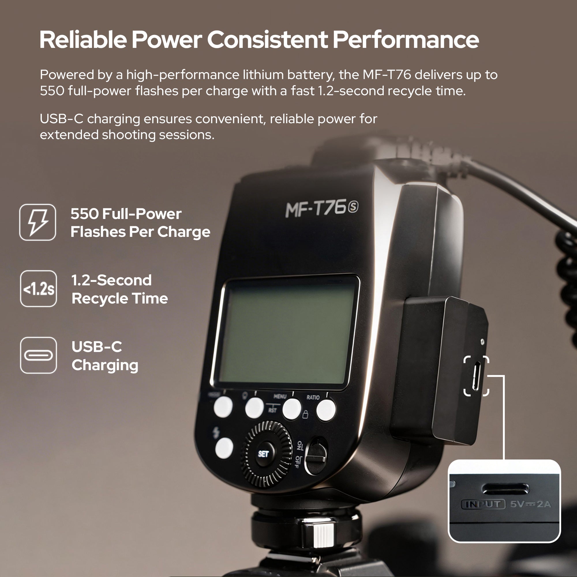 Godox MF-T76 Macro Twin Flash Kit