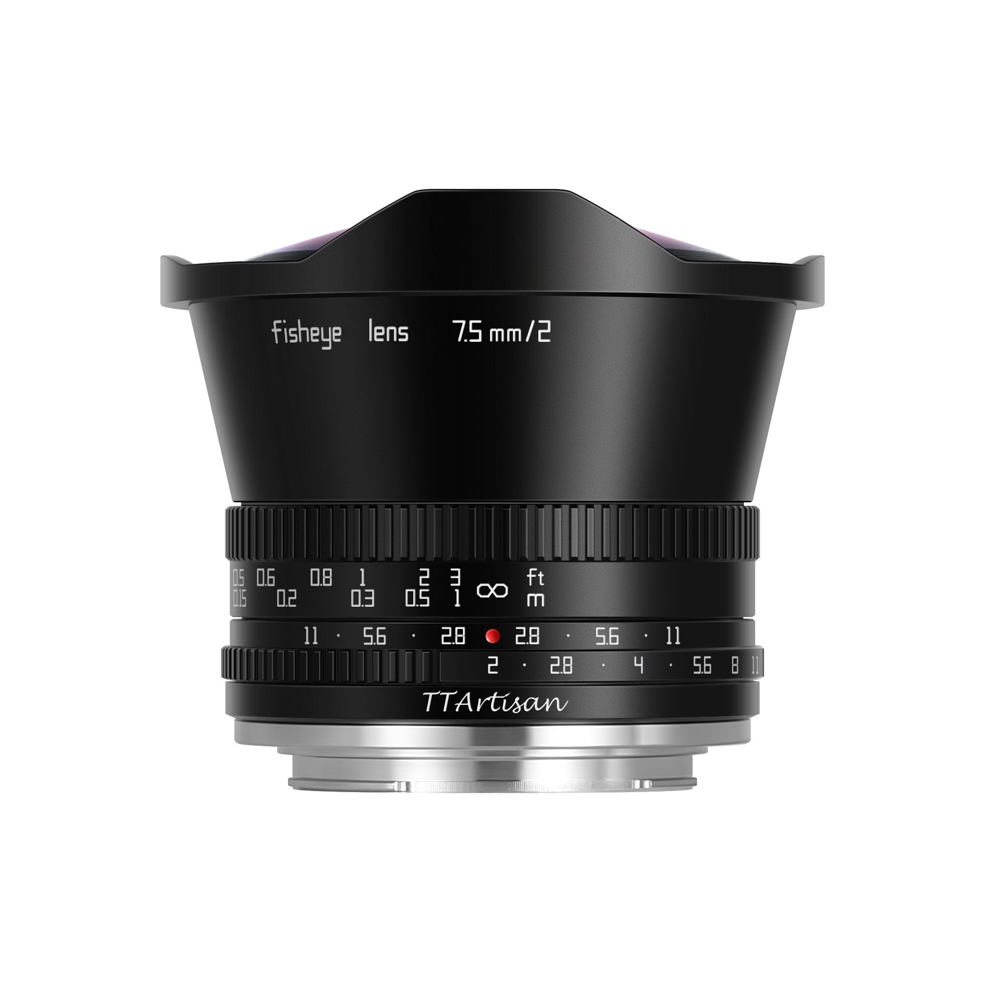 TTArtisan 7.5mm F2 Fisheye Wide Angle APS-C Lens - Vitopal
