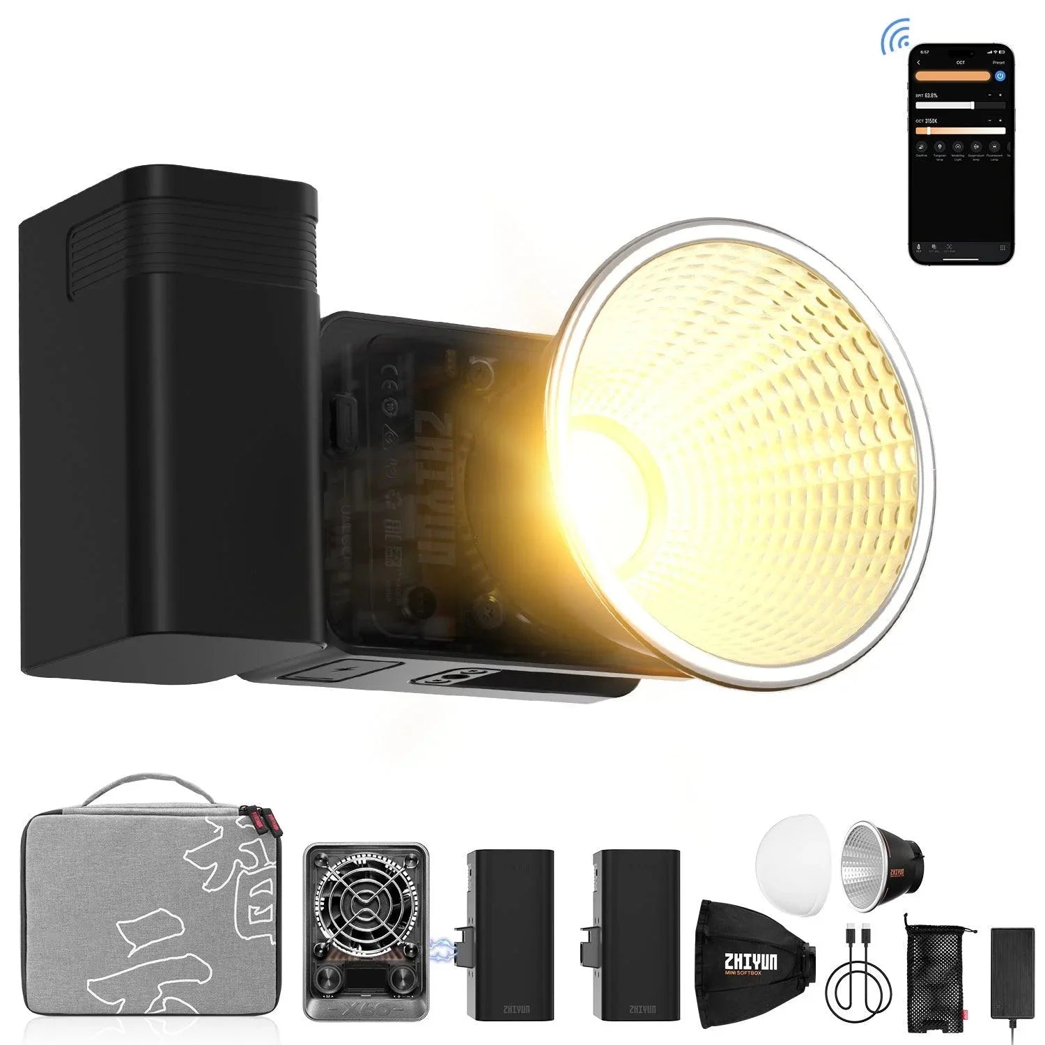 ZHIYUN Molus X60 Bi-Color LED Video Light - Vitopal