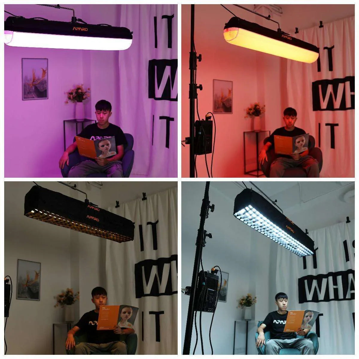 APARO Radi 09 PRO Air LED Bi-Color Panel Flex Light - Vitopal