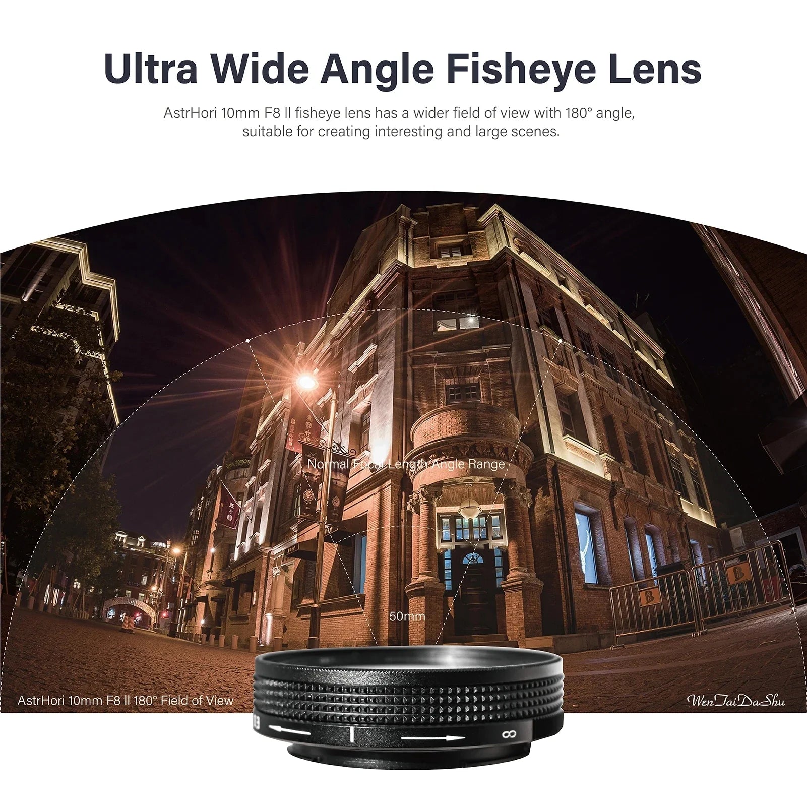 AstrHori 10mm F8 II Ultra Wide Angle Fisheye APS-C Manual Prime Lens - Vitopal