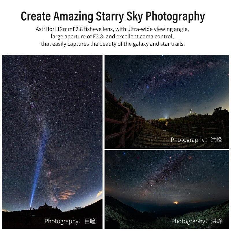 AstrHori 12mm F2.8 Full Frame Ultra-wide Fisheye Lens - Vitopal