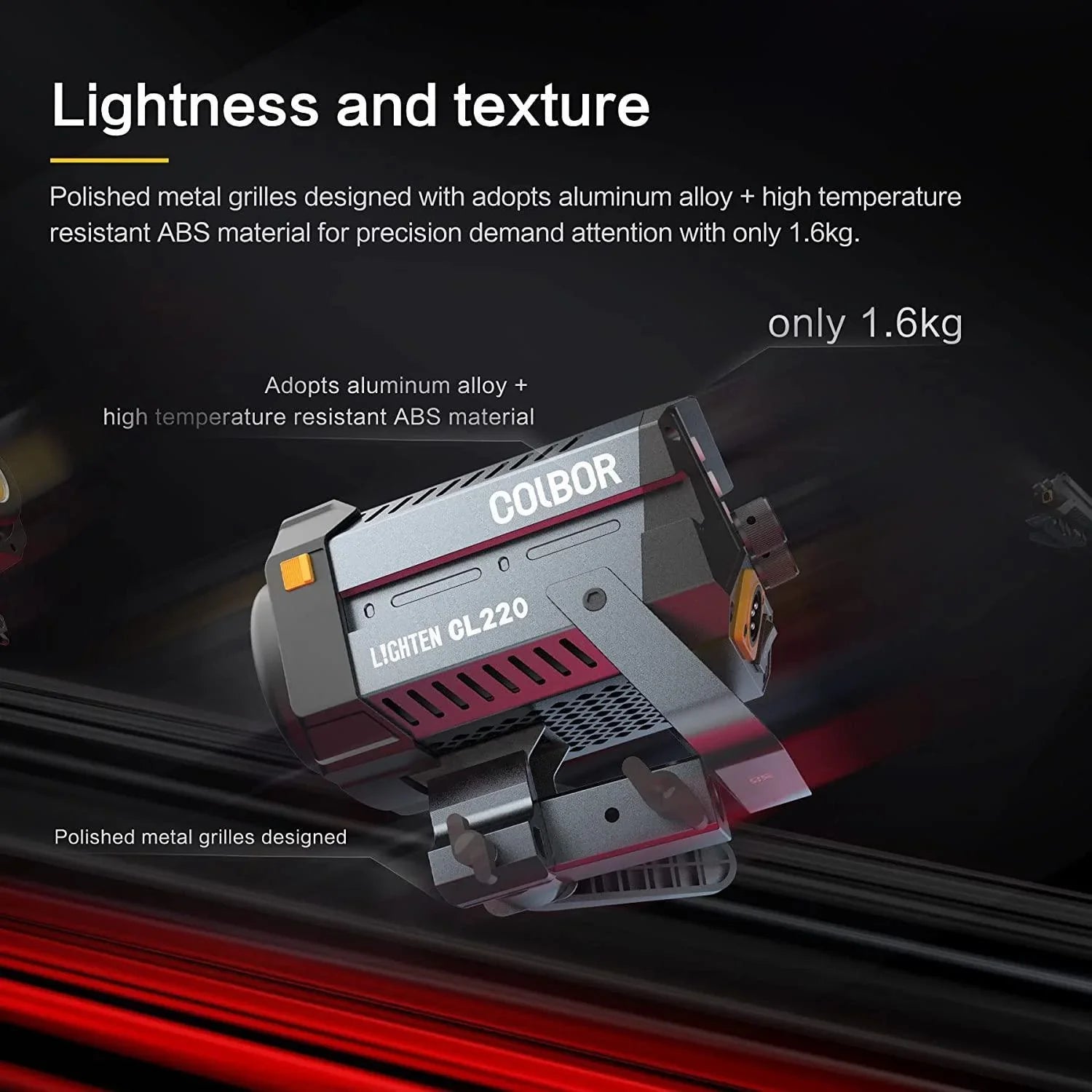 COLBOR CL220 220W Bi Color COB Led Video Light - Vitopal