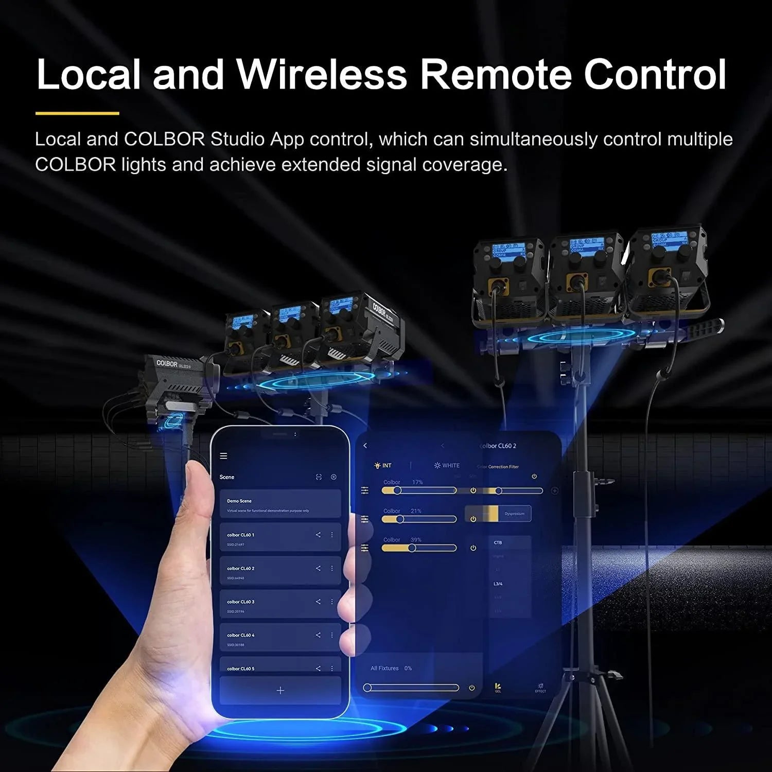 COLBOR CL220 220W Bi Color COB Led Video Light - Vitopal